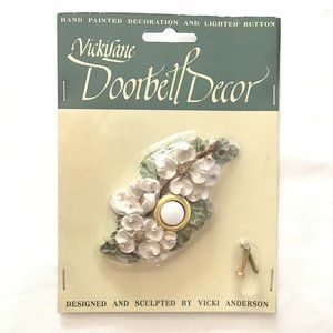 Vickilane Decorative Doorbell   Dogwood Blossoms